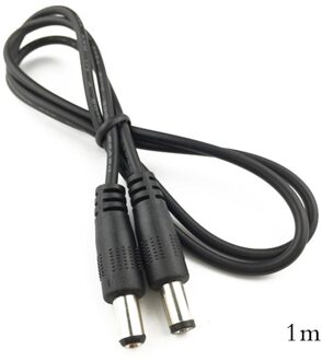 Dc Power Plug 5.5X2.1Mm Male Naar 5.5X2.1Mm Mannelijke Cctv Adapter Connector Kabel Power Extension cords 100cm