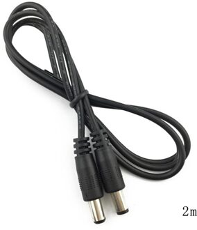 Dc Power Plug 5.5X2.1Mm Male Naar 5.5X2.1Mm Mannelijke Cctv Adapter Connector Kabel Power Extension cords 200cm