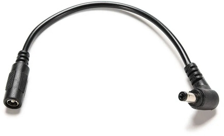 DC Power Plug Cable 5.5 x 2.1mm Male 90 Degree Right Angle To 5.5 x 2.1mm Female Adapter Extension Cable Cord for CCTV Camera