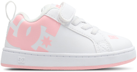 DC Shoes Court Graffik Babyschoenen - Wit - Maat 23 - Suède White