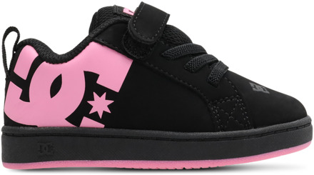 DC Shoes Court Graffik Babyschoenen - Zwart - Maat 25 - Suède Black