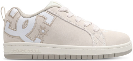 DC Shoes Court Graffik Kindersneakers - Beige - Maat 36 - Nubuck