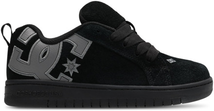 DC Shoes Court Graffik Kindersneakers - Zwart - Maat 35.5 - Suède Black