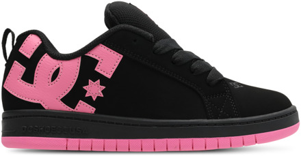 DC Shoes Court Graffik Kindersneakers - Zwart - Maat 35 - Suède Black