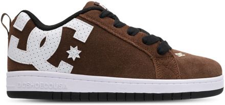 DC Shoes Court Graffik Peuterschoenen - Bruin - Maat 29.5 - Suède Brown
