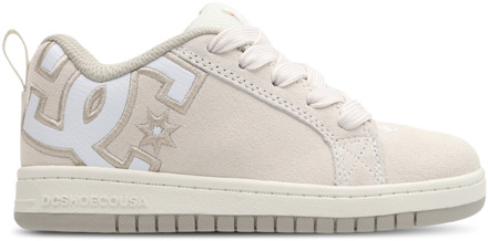 DC Shoes Court Graffik Peuterschoenen - Wit - Maat 31 - Suède White