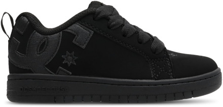 DC Shoes Court Graffik Peuterschoenen - Zwart - Maat 29.5 - Suède Black