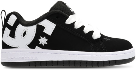 DC Shoes Court Graffik Peuterschoenen - Zwart - Maat 31 - Suède Black