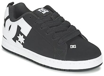 DC Shoes Court Graffik - Skate laag - Heren - Maat 39 - Zwart - 001 -Black