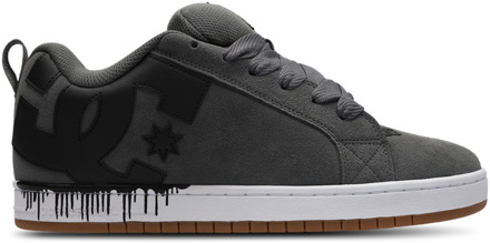 DC Shoes Court Graffik Sneakers Heren - Grijs - Maat 41 - Suède Grey