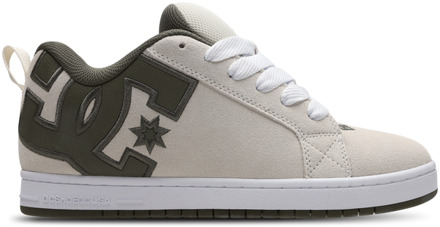 DC Shoes Court Graffik Sneakers Heren - Olijf - Maat 44 - Suède Olive