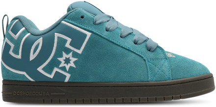 DC Shoes Court Graffik Sneakers Heren - Teal - Maat 41 - Suède