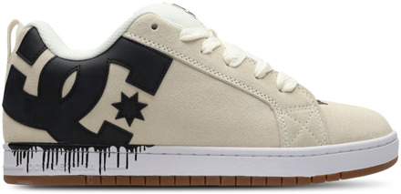 DC Shoes Court Graffik Sneakers Heren - Wit - Maat 43 - Suède White