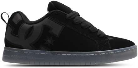 DC Shoes Court Graffik Sneakers Heren - Zwart - Maat 40 - Suède Black