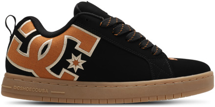DC Shoes Court Graffik Sneakers Heren - Zwart - Maat 41 - Suède Black