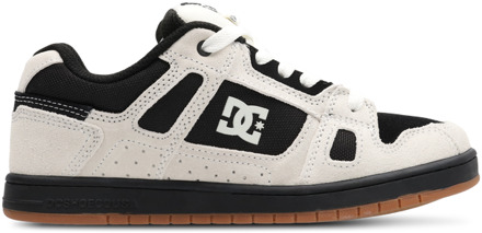 DC Shoes Stag Kindersneakers - Wit - Maat 35 - Leer White