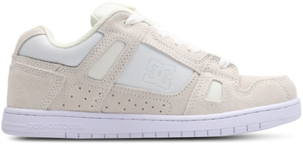 DC Shoes Stag Kindersneakers - Wit - Maat 39 - Leer White