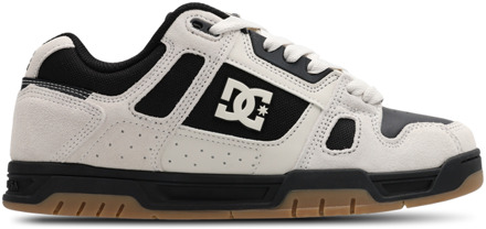 DC Shoes Stag Sneakers Heren - Wit - Maat 39 - Leer White