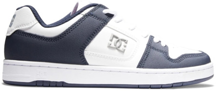 DC Shoes Witte Leren Sneakers - Manteca 4 S DC Shoes , White , Heren - 40 Eu,44 EU