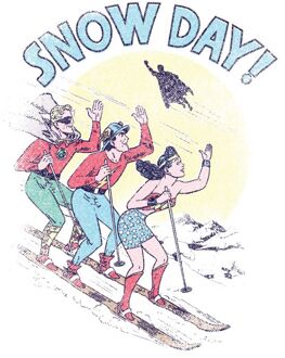 DC Snow Day! Men's Christmas T-Shirt - White - S Wit