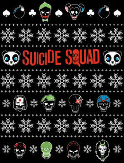 DC Suicide Squad Women's Christmas T-Shirt - Black - S Zwart