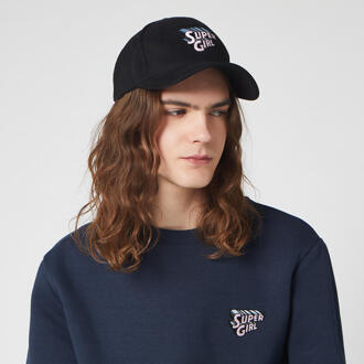 DC Super Girl Embroidered Cap - Black
