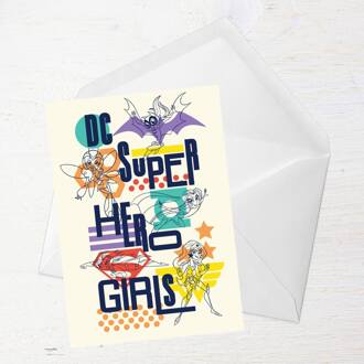 DC Super Hero Girls Greetings Card - Large Card