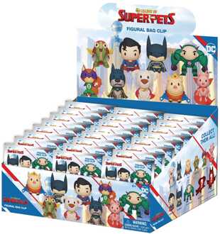 DC Super Pets 3D PVC Bag Clips Series 1 Display (24)
