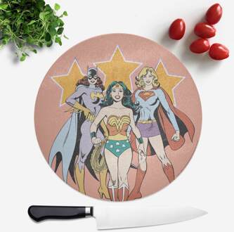 DC Superhero Women Round Chopping Board