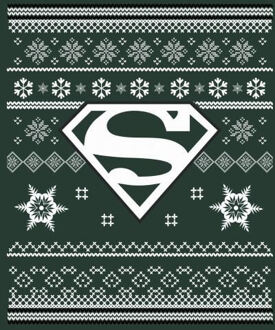 DC Superman Women's Christmas T-Shirt - Forest Green - XL Groen