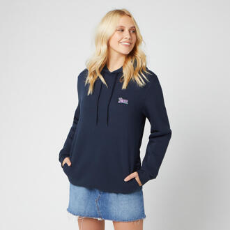 DC The Joker Unisex Embroidered Hoodie - Black - L Blauw