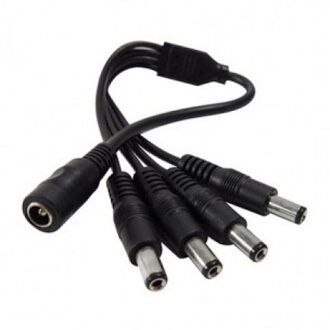 DC voeding splitter 1 naar 4 voor CCTV camera - small