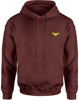 DC Wonder Woman Unisex Hoodie - Burgundy - XL