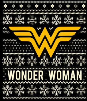DC Wonder Woman Women's Christmas T-Shirt - Black - 3XL Zwart