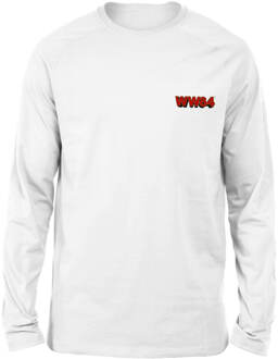 DC Wonder Woman WW84 Embroidered Unisex Long Sleeved T-Shirt - White - L