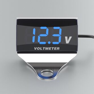 DC10-150V Digitale Voltmeter Motorfiets Accessoires Met Led Display Waterdicht Voltage Tester Batterij Moniter Gauge Met Beugel
