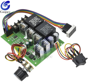 DC10-55V Motor Speed Controller Electric PWM Control Regulator with Reversible Switch Drive Module Input 60A 12V 24V 36V 48V