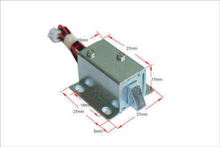 DC12V 0.4A Elektrische Lock Catch Deur Poort elektrische kast lock fail beveiligde (Power off te vergrendelen)