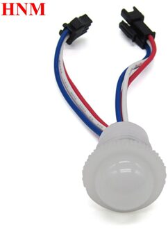DC12V 20Mm UCS1903 Rgb Pixel Led Module Licht, digitale 5050 Smd Full Color Led Module 12V Lichten, Diameter 20Mm, Waterdicht IP67 melkachtig hoes