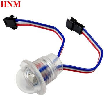 DC12V 20Mm UCS1903 Rgb Pixel Led Module Licht, digitale 5050 Smd Full Color Led Module 12V Lichten, Diameter 20Mm, Waterdicht IP67 transparant hoes
