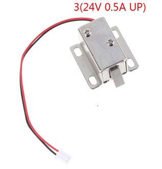 DC12V 24V Kleine Elektromagnetische Lock Kasten Lock Mini Electric Bolt Lock 3