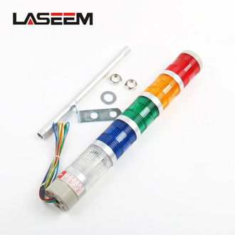 DC12V/24V Safety Stack Lamp Red Green Yellow Flash Industrial Tower Signal warning Light LTA-205 5 layer 110V 220V