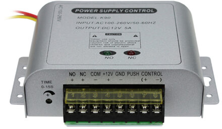 DC12V 5A metal case Deur Access Controller systeem Schakelaar Voeding voor elektrische deur velgbeveiliging bolt