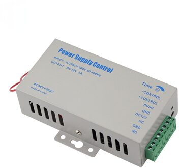DC12V 5A Toegangscontrole Voeding Controller Schakelaar AC90V-260V Ingang Met Vertraging Voor 2 Elektronische Sloten Intercom Systeem