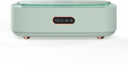 DC12V Elektrische Ultrasone Reiniger Huishoudelijke Horloge Glazen Sieraden Prothese Reinigingsmachine Draagbare Ultrasone Reiniger groen