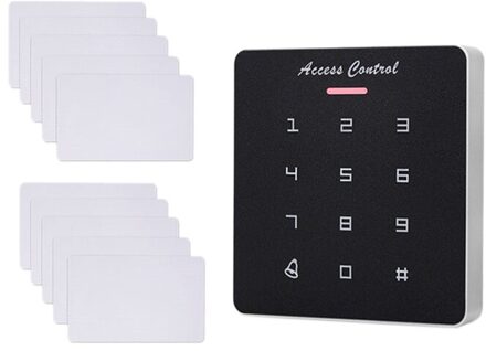 DC12V Elektronische Toegangscontrole Toetsenbord Rfid Card Reader Access Controller Met Deurbel Backlight Voor Deur Veiligheidsslot Systeem