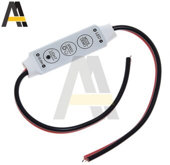 DC12V Mini Led Dimmer Controller 3 Toetsen 6A Om Enkele Kleur Led Strip Licht Smd 3528 5050 5630 5730 3014
