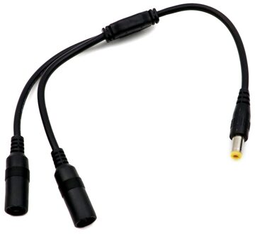 DC5.5 X 2.1Mm Magic Y Kabel Van De Fiets Licht Sluit Front En Achterlicht Fiets Licht Aansluiten oplaadkabel