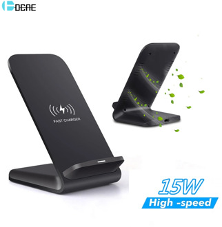 DCAE 15W Qi Wireless Charger Stand For iPhone SE 2 X XS MAX XR 11 Pro 8 Samsung S20 S10E S9 Fast Charging Station Phone Holder