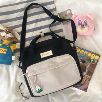 Dcimor Multifunctionele Vrouwen Rugzak Tiener Meisje Ring Gesp Draagbare Reistas Vrouwelijke Kleine Schooltas Mooie Boekentas zwart / enkel en alleen backpack